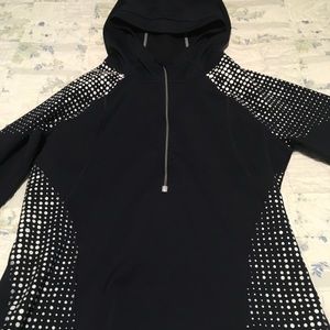 Hooded workout jacket